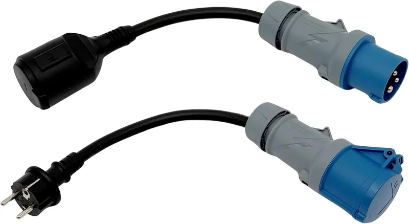 Produktbild CEE-Adapter Stecker und Kupplung 230 V / 16 A im 2er-Set